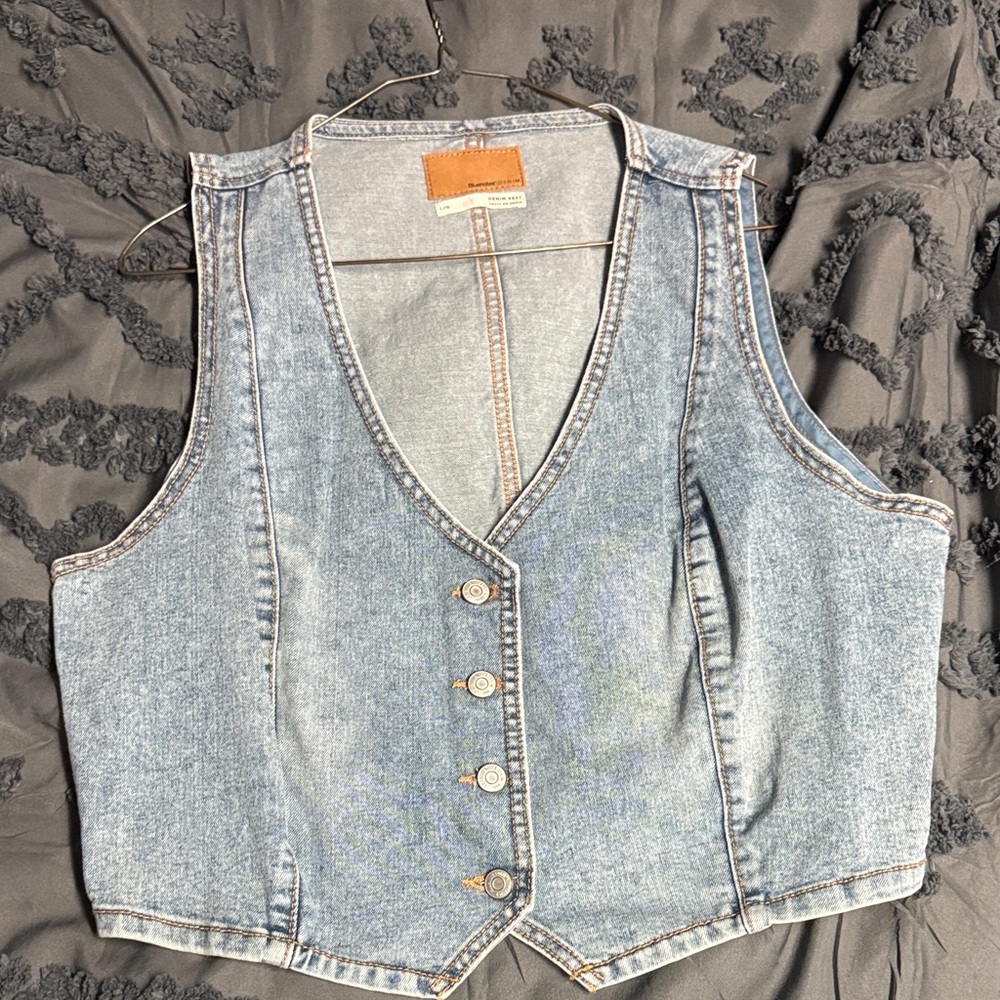 Bluenotes Light Blue Denim Vest